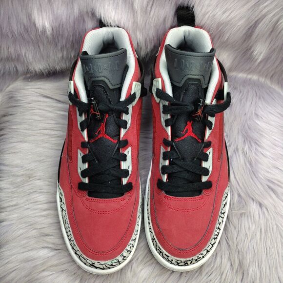 Jordan Spizike Low Toro Mens Size 8.5 Red Black FQ1759-600 - Picture 5 of 9
